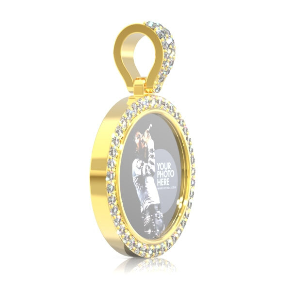 Medallion Pendant 14k Gold Memory Pendant Medallion Picture 10k