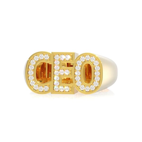 Icebox - Ceo Diamond Ring 14k Solid Gold 0.60ctw
